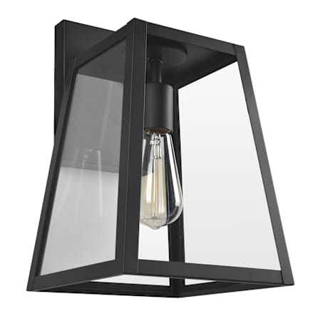 Design House Branson 13" Tall Outdoor Wall Sconce Black