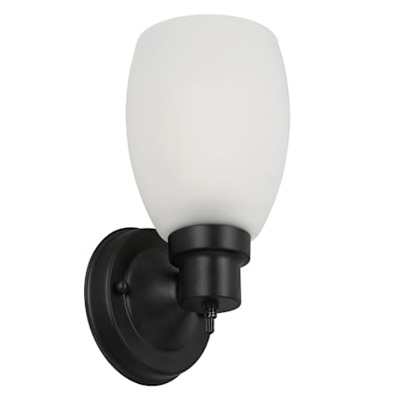 Design House Lydia 10" Tall Wall Sconce Matte Black