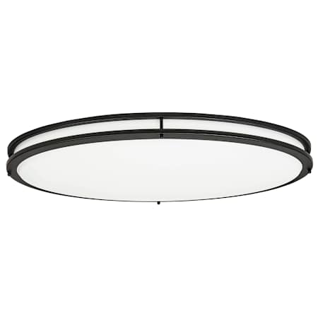 Design House Owens 33" Wide Integrated LED Flush Mount Drum Ceiling Fixture Matte Black