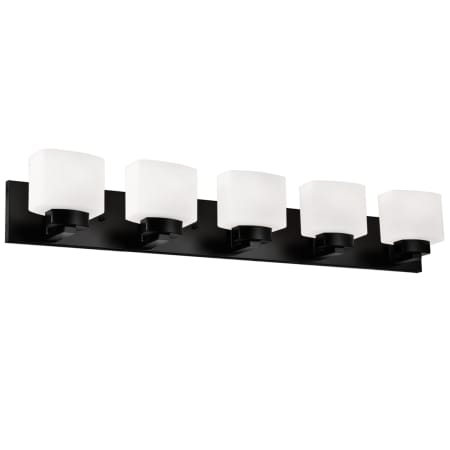 Design House Dove Creek 5 Light 40" Wide Vanity Light Matte Black