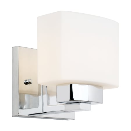 Design House Dove Creek 7" Tall Bathroom Sconce Polished Chrome
