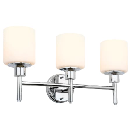 Design House Aubrey 3 Light 22" Wide Bathroom Vanity Light Polished Chrome
