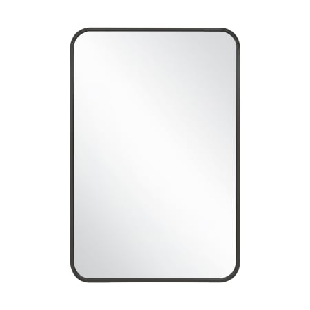 Design House Isla 24" W x 36" H Transitional Rectangular Framed Bathroom Wall Mirror Matte Black
