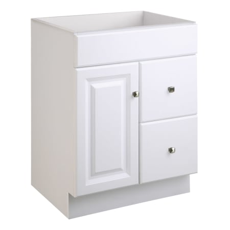 Design House Wyndham 24" Single Free Standing Vanity Cabinet Only - Less Vanity Top White