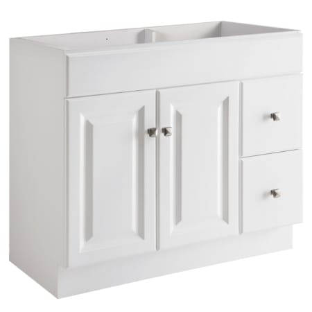 Design House Wyndham 36" Single Free Standing Vanity Cabinet Only - Less Vanity Top White