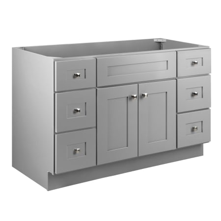 Design House Brookings 48" Single Free Standing Vanity Cabinet Only - Less Vanity Top Gray