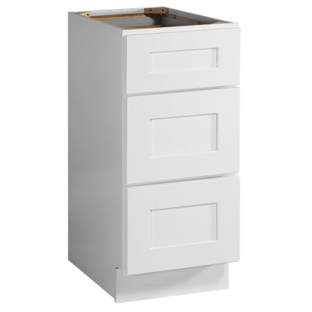 Design House Brookings 15" Wide x 35" Tall Base Cabinet with Triple Drawers White