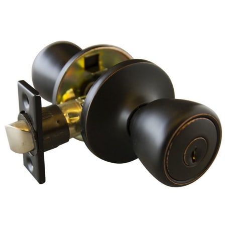 Design House Terrace Reversible Keyed Entry Door Knob Set with 6-Way Latch Oil Rubbed Bronze