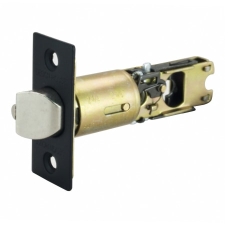 Design House 2-Way Adjustable Square Corner Entry Latch Matte Black