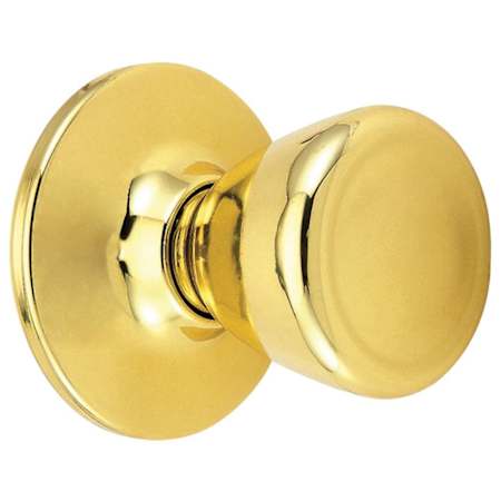 Design House Tulip Series Dummy Fits Doors 1-3/8" to 1-3/4" Thick Polished Brass