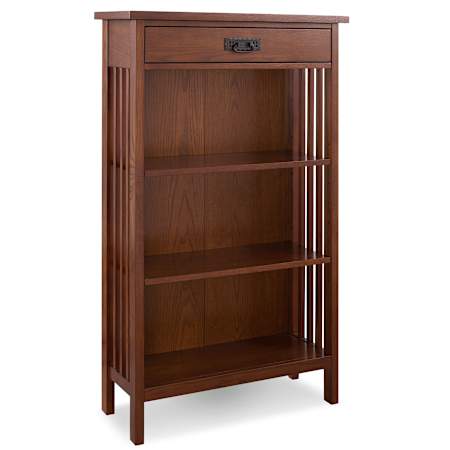 Design House Mission 30" Wood Display Shelf Mission Oak / Black