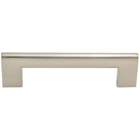 DesignPerfect Ivan 3-3/4” (96 mm) Center to Center Contemporary Sleek Square Cabinet Handle / Drawer Pull Brushed Satin Nickel