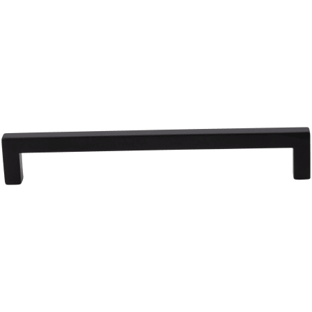DesignPerfect Contemporary 6-5/16" (160 mm) Center to Center Square Bar Cabinet Handle / Drawer Pull Black