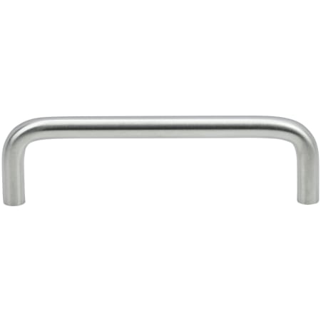 DesignPerfect Standard 4" (101.6 mm) Center to Center Wire Cabinet Handle / Drawer Pull Brushed Chrome