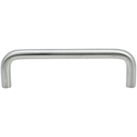 DesignPerfect Standard 3-3/4" (96 mm) Center to Center Wire Cabinet Handle / Drawer Pull Brushed Chrome