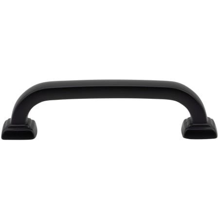 DesignPerfect Vintage Pack of (10) - 3-3/4" Center to Center Bold Block Arch Cabinet Handles / Drawer Pulls Black