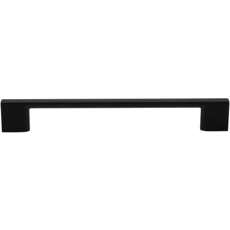 DesignPerfect SLeek Pack of (10) - 6-5/16 Inch Center to Center Thin Profile Square Cabinet Handles / Drawer Pulls Black