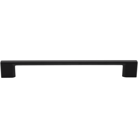 DesignPerfect Sleek Pack of (10) - 7-9/16 Inch Center to Center Thin Profile Square Cabinet Handles / Drawer Pulls Black
