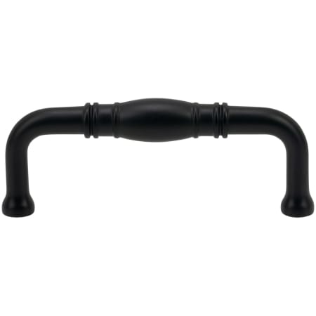 DesignPerfect Traditional 3" Center to Center Single Barrel Cabinet Handles / Drawer Pulls Black