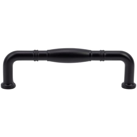 DesignPerfect Pack of (25) - 3-3/4 Inch Center to Center Traditional Single Barrel Cabinet Handles / Drawer Pulls Black