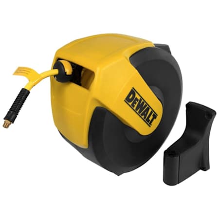 Dewalt Enclosed Hybrid Air Hose Reel, 3/8" X 50' N/A