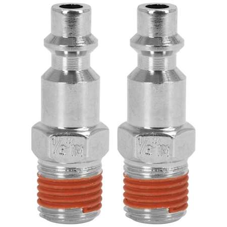 Dewalt 1/4" Male NPT Industrial Series Plugs (2 Pack) N/A