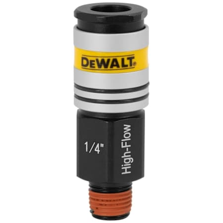 Dewalt 1/4" Male NPT High Flow Coupler N/A