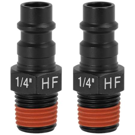 Dewalt 1/4" Male NPT High Flow Coupler (2 Pack) N/A