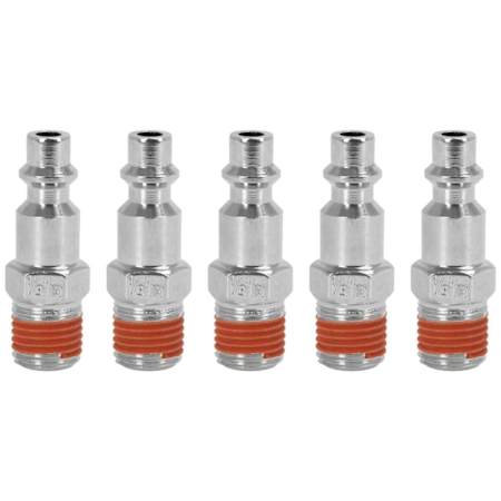 Dewalt 1/4" Male NPT Industrial Plug (5 Pack) N/A