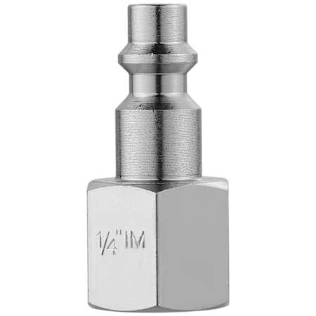 Dewalt Industrial I/M Series 1/4" x 3/8" MNPT Nickel Plated Steel Plug - Pack of 2 N/A