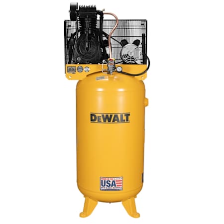 Dewalt 5 HP 80 Gal 175 Max PSI 14.6 CFM Two-Stage Stationary Electric (230 Volt 1 Phase) Reciprocating Air Compressor N/A