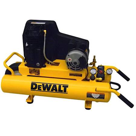 Dewalt 1.9 HP 8 Gal 155 Max PSI Single-Stage Portable Electric (120, 240 Volt 1 Phase) Reciprocating Air Compressor N/A