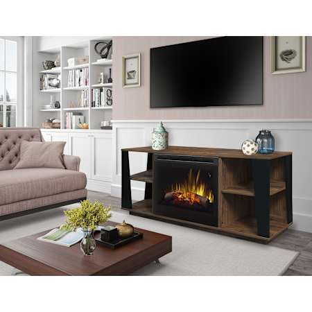 Dimplex GDS25G5-1918TW Arlo 60 Inch Wide Media Console with 5118 BTU ...
