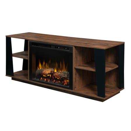 Dimplex Arlo 60 Inch Wide Media Console with 5118 BTU Electric Fireplace Walnut