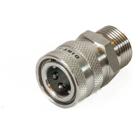 Dirt Killer Dirt Killer M22 Male with 3/8" Female Quick Connect Coupler (Stainless Steel) N/A