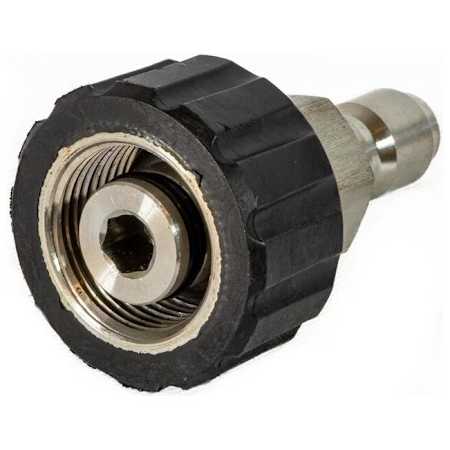Dirt Killer Dirt Killer M22 Female with 1/4" Male Quick Connect Plug (Stainless Steel) N/A