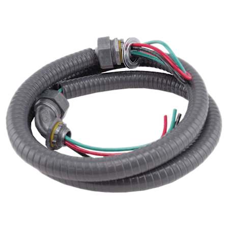 DiversiTech 3/4" x 4' - 8 Gauge THHN Wire - Metallic Connectors N/A