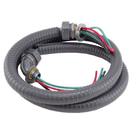 DiversiTech 3/4" x 6' - 8 Gauge THHN Wire - Metallic Connectors N/A