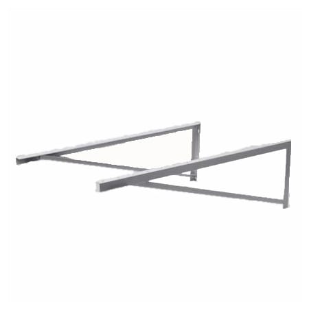 DiversiTech Angled Iron Wall Brackets for Air Conditioning Condensers and Heat Pumps N/A