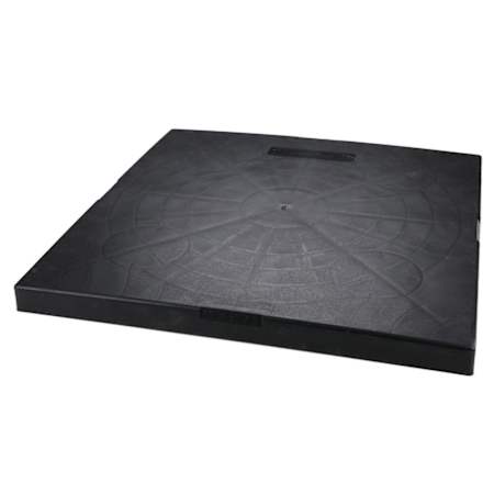DiversiTech EcoPad - Plastic Condenser Pad - 30 x 30 x 2 Black