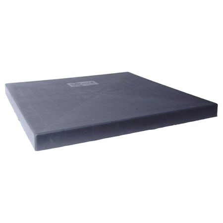 DiversiTech EcoPad&reg; Plastic Condenser Pad 52 x 52 x 3 Black