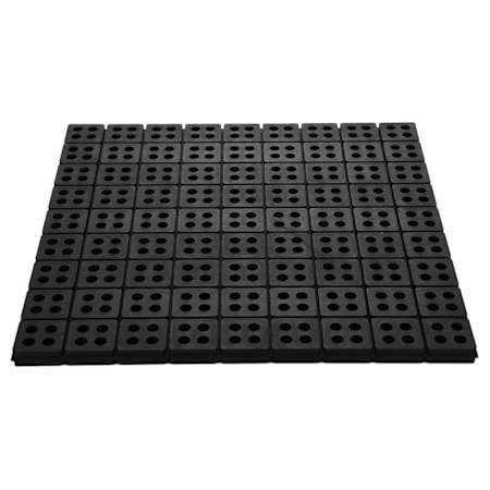 DiversiTech AntiVibration Pad 18 x 18 x 3/4 Black
