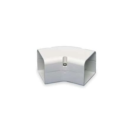 DiversiTech 3" SpeediChannel 45° Flat Bend for Air Conditioning Line Set Cover System Natural
