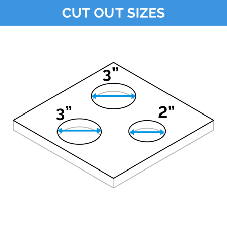 0290-CBS2 Cut Out Sizes