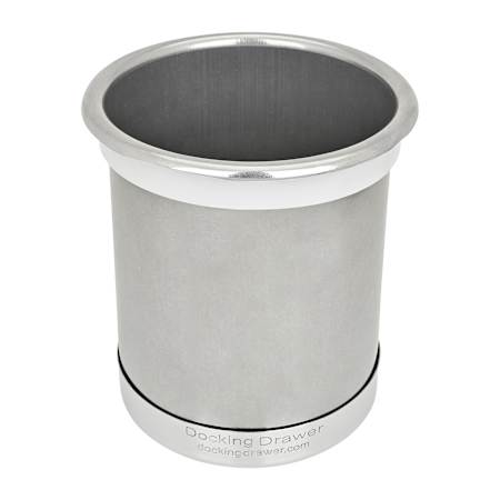 Docking Drawer 4" Capped Canister Stainless Steel