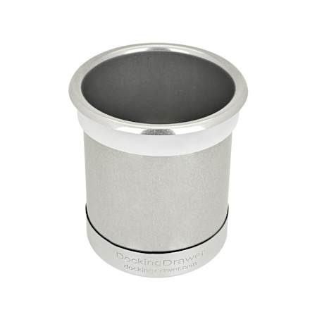 Docking Drawer 5" Capped Canister Stainless Steel