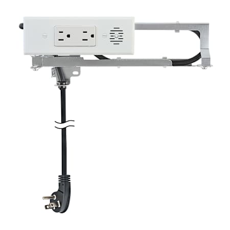 Docking Drawer Blade In-Drawer Outlet (2) 15 Amp AC Outlets White