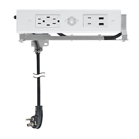 Docking Drawer Amp Blade Duo In-Drawer Outlet, Integrated Safety Shutoff, (4) 30W USB-C, (2) USB-A and (2) 15 Amp AC White