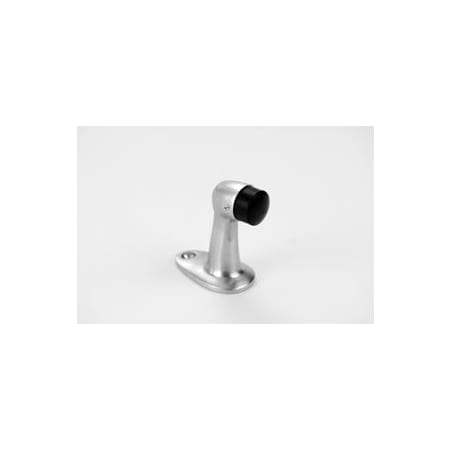 DON-JO 2-3/4 Inch Brass Floor Mounted Door Stop Satin Nickel