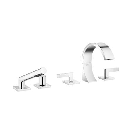 Dornbracht CYO Five hole tub set for deck-mounted tub installation Chrome